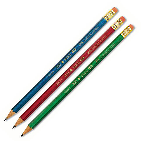 FABER-CASTELL KÖŞELİ SİLGİLİ KURŞUN KALEM (5244212000) - 1