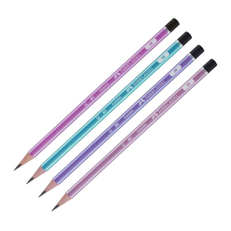FABER-CASTELL KOZMİK MERCANLI KURŞUN KALEM 2B (5244000048)