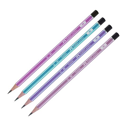 Faber-Castell Kozmik Mercanlı Kurşun Kalem 2B (5244000048) - 1