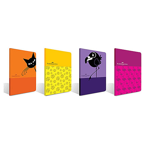 Faber-Castell Look Dikişli Plastik Kapak Defter A5 Kareli 60 Yaprak (5075000157) - 1