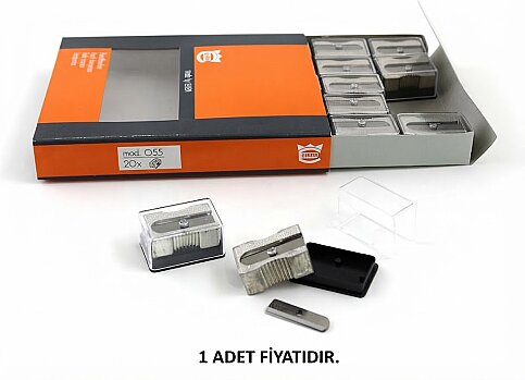 FABER-CASTELL KAPAKLI METAL KALEMTRAŞ (5140055100) - 2
