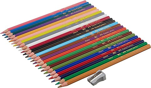 FABER-CASTELL KURU BOYA 24 RENK METAL TÜP (5173116524) - 2