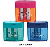 FABER-CASTELL MİNİBOX DUO KALEMTRAŞ TRENDY (5140382901) - FABER-CASTELL