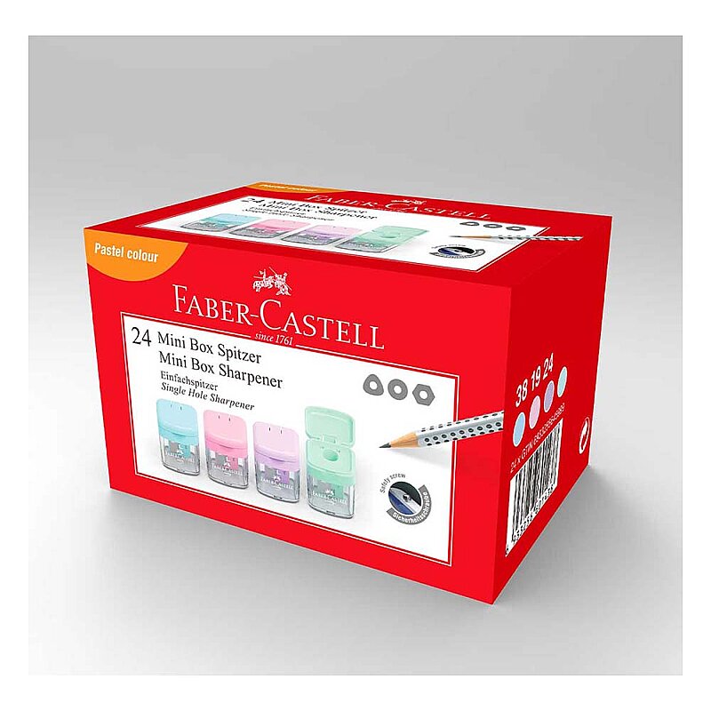 FABER-CASTELL MİNİBOX KALEMTRAŞ PASTEL (5140381926)