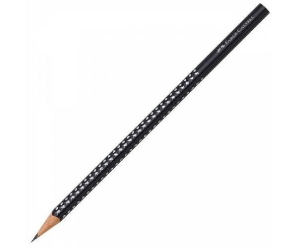 FABER-CASTELL PARLAK RENKLER KURŞUN KALEM NEON SİYAH (5030118317)