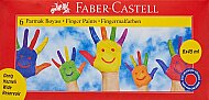FABER-CASTELL PARMAK BOYASI 6 RENKx45ml (5170160422) - FABER-CASTELL