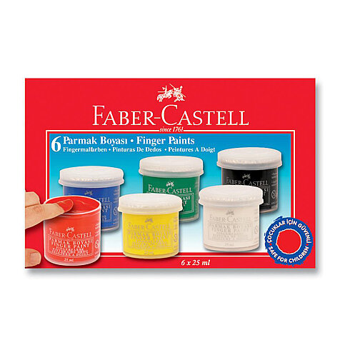 FABER-CASTELL PARMAK BOYASI 6 RENK (5170160402) - 1