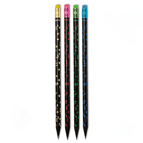 FABER-CASTELL PARTY LATA SİLGİLİ KURŞUN KALEM SİYAH (5244116873) - 1