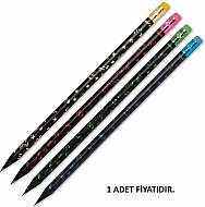 FABER-CASTELL PARTY LATA SİLGİLİ KURŞUN KALEM SİYAH (5244116873) - FABER-CASTELL