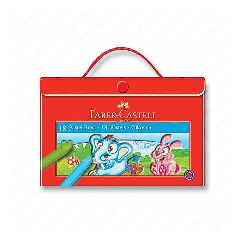 FABER-CASTELL PASTEL BOYA 18 RENK KARTON ÇANTA (5282000001) - 2