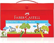 FABER-CASTELL PASTEL BOYA 18 RENK KARTON ÇANTA (5282000001) - FABER-CASTELL