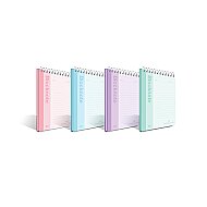 Faber-Castell Pastel Renk Spiralli Bloknot A4 Kareli 80 Yaprak (5075000423) - FABER-CASTELL