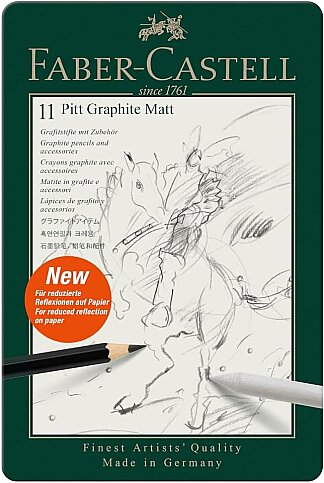 FABER-CASTELL PİTT GRAPHİTE MATT DERECELİ KALEM 11Lİ SET (5165115220) - 1