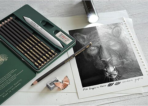 FABER-CASTELL PİTT GRAPHİTE MATT DERECELİ KALEM 11Lİ SET (5165115220) - 3