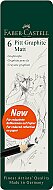 FABER-CASTELL PİTT GRAPHİTE MATT DERECELİ KALEM 6LI SET (5165115207) - 1