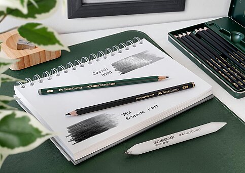 FABER-CASTELL PİTT GRAPHİTE MATT DERECELİ KALEM 6LI SET (5165115207) - 3
