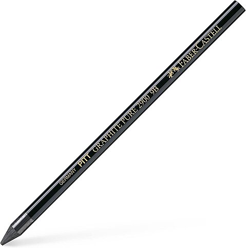 FABER-CASTELL PİTT MONOCHROME GRAFİT FÜZEN KALEM 9B (5230117309) - 1