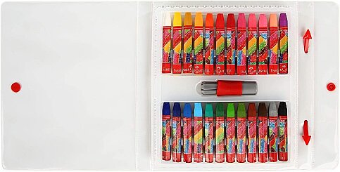FABER-CASTELL REDLİNE PASTEL BOYA 24 RENK ÇANTALI (5281125125) - 2