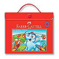 FABER-CASTELL REDLİNE PASTEL BOYA 24 RENK ÇANTALI (5281125125) - FABER-CASTELL