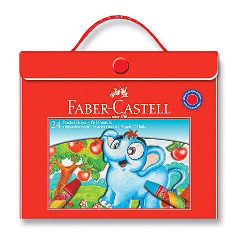 FABER-CASTELL REDLİNE PASTEL BOYA 24 RENK ÇANTALI (5281125125) - 1