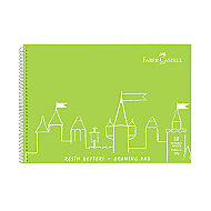 FABER-CASTELL PLASTİK KAPAK RESİM DEFTERİ 25x35 30 YAPRAK (5075400036) - FABER-CASTELL