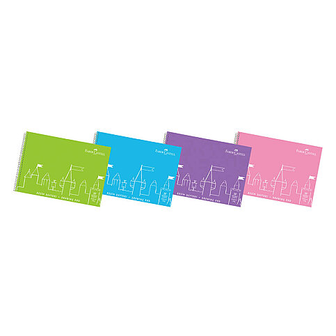 FABER-CASTELL PLASTİK KAPAK RESİM DEFTERİ 25x35 30 YAPRAK (5075400036) - 2