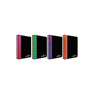 Faber-Castell Şeritli Spiralli Plastik Kapak Defter A4 Düz 80 Yaprak (5075000332) - FABER-CASTELL