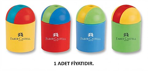 FABER-CASTELL HAZNELİ SİLİNDİR KALEMTRAŞ (5140400000) - 1