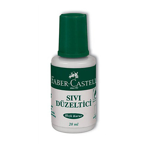 FABER-CASTELL FIRÇA UÇLU SIVI DÜZELTİCİ (SİLİCİ) 20ml (5088169300) - 1