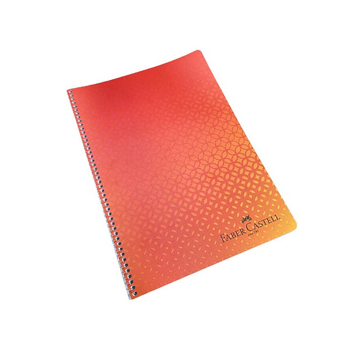 FABER-CASTELL SMOOTHİE SPİRALLİ PLASTİK KAPAK DEFTER A4 ÇİZGİLİ 80 YAPRAK (5075000312)