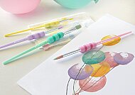 FABER-CASTELL SOFT TOUCH SULU BOYA FIRÇASI SET 4LÜ PASTEL (4-8-10-12)(5179481620) - 3