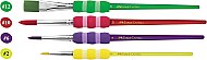 FABER-CASTELL SOFT TOUCH SULU BOYA FIRÇASI SET 4LÜ (2-6-10-12)(5179481600) - 2