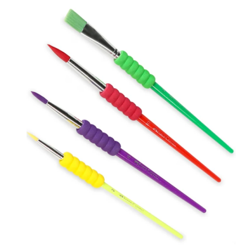 FABER-CASTELL SOFT TOUCH SULU BOYA FIRÇASI SET 4LÜ (481600) - 1
