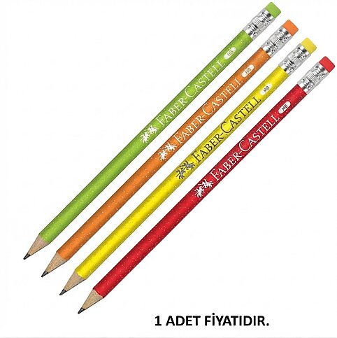 FABER-CASTELL ŞÖVALYE SİLGİLİ KURŞUN KALEM HB (5244000045) - 1