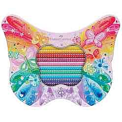Faber-Castell Sparkle Kuru Boya 20 Renk Metal Kelebek Kutu (5062201971) - 1