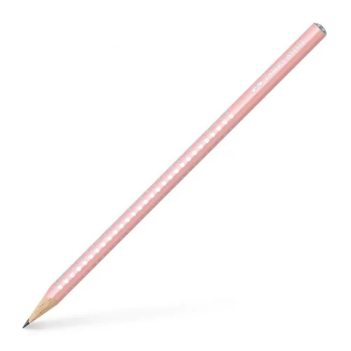 FABER-CASTELL SPARKLE ÜÇGEN KURŞUN KALEM METALİK ROSE (118261)