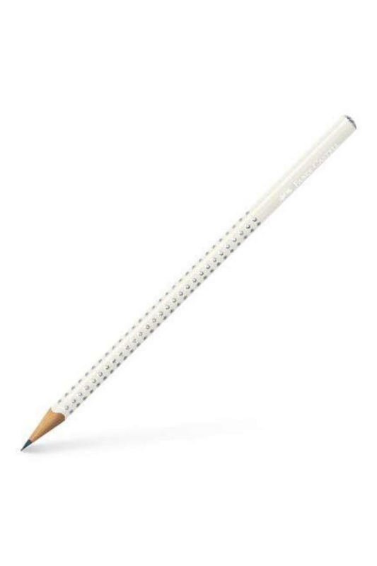 FABER-CASTELL SPARKLE ÜÇGEN KURŞUN KALEM PASTEL BEYAZ (5244118236)