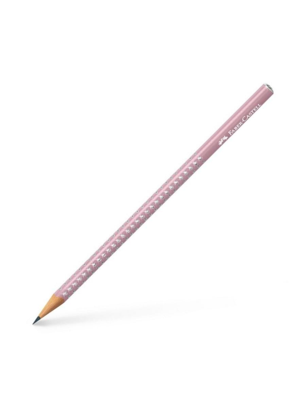 FABER-CASTELL SPARKLE ÜÇGEN KURŞUN KALEM PASTEL ROSE (118234)