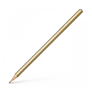 Faber-Castell Sparkle Üçgen Kurşun Kalem Pearl Gold (5244118214) - FABER-CASTELL (1)