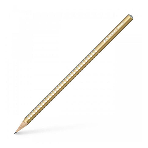Faber-Castell Sparkle Üçgen Kurşun Kalem Pearl Gold (5244118214) - 2