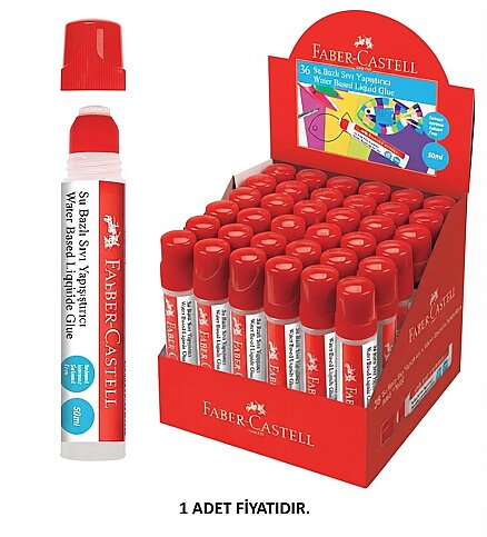 FABER-CASTELL SU BAZLI SIVI YAPIŞTIRICI 50ml (5088179650) - 1