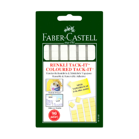 Faber-Castell Tack-İt Hamur Yapıştırıcı Beyaz (187064) - 1