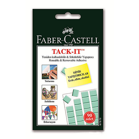 FABER-CASTELL TACK-İT HAMUR YAPIŞTIRICI BEYAZ (5130187064) - 1