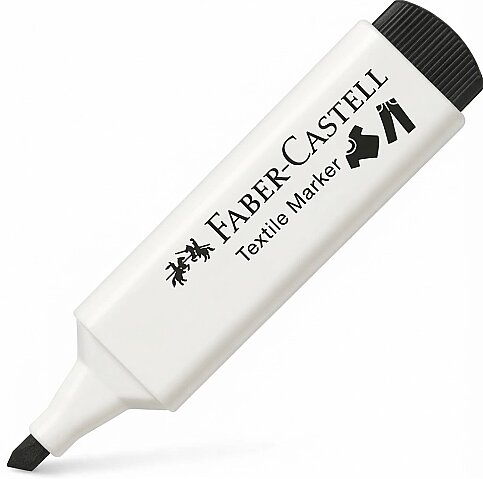 FABER-CASTELL TEKSTİL KALEMİ SİYAH (5010159502) - 1