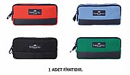 FABER-CASTELL TRAVEL KALEM KUTUSU ÇİFT BÖLME (5177000151) - FABER-CASTELL