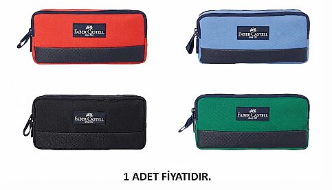 FABER-CASTELL TRAVEL KALEM KUTUSU ÇİFT BÖLME (5177000151) - 1