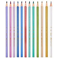 FABER-CASTELL ÜÇGEN BOYA KALEMİ METALİK 12 RENK (5171000006) - FABER-CASTELL (1)