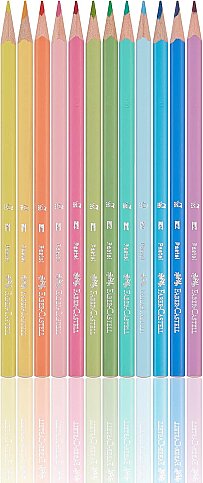 FABER-CASTELL ÜÇGEN KURU BOYA PASTEL 12 RENK (5171116313) - 2