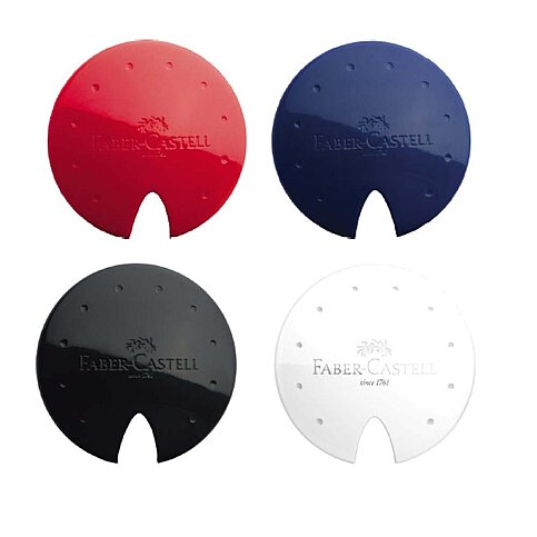 FABER-CASTELL UFO KALEMTRAŞ SİYAH-BEYAZ (5140588325) - 1