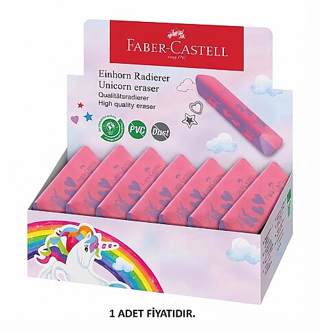 FABER-CASTELL UNİCORN PVC-DUST FREE SİLGİ (5130188751) - 2